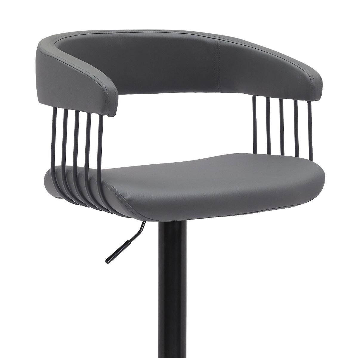 Calista Upholstered Adjustable Barstool - thumbnail 7