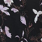 black purple floral