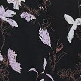 black purple floral
