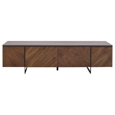 Archie Chevron TV Stand for TVs up to 60" Walnut - Safavieh