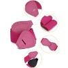 INSPIRE CHIC Women's Interlock 8-shaped Faux Leather Buckle Elastic Belt 1 Pc - 2 of 4
