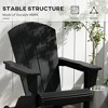 Outdoor Rocking Chair, HDPE Adirondack Porch Rocker Chair for Garden, Patio - 4 of 4