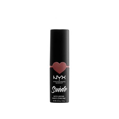 NYX Professional Makeup Suede Matte Lipstick - Vegan Formula - 0.12oz