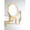 Savoy House Leighton 6 - Light Chandelier in  Warm Brass - 3 of 4