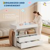 COZONY Baby Changing Table Dresser with 2 Drawers & Open Storage, Modern Nursery Diaper Station for Bedroom/Kids Room - 4 of 4
