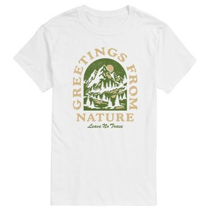 Men's - Instant Message - Greetings From Nature Short Sleeve Graphic T-Shirt - 1 of 4