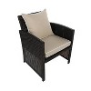 Home Fashions International 2pc O'Linen Deep Seat Outdoor Cushion Set - 3 of 3