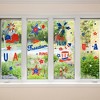 Northlight Double Sided Patriotic Celebration Gel Window Clings - Set of 6 - 2 of 4