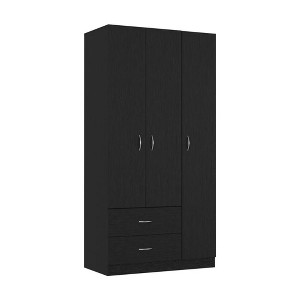 Chery Life Austral 3 Door Armoire with Drawers, Shelves, and Hanging Rod - 1 of 4