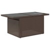 vidaXL 9 Piece Patio Sofa Set with Cushions Brown and Cream Poly Rattan - Without Storage - 3 of 4