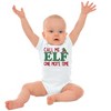 Christmas Call Me Elf One More Time Baby Romper Boys or Girls Brisco Brands - 3 of 4