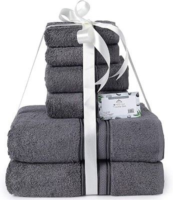 LANE LINEN Bath Towels Set of 6-100% Cotton Bath Towels, Extra Large Bath  Towels, Hotel Towels, 2 Bath Towels Bathroom Sets, 2 Hand Towels for