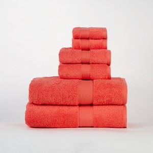 Organic Cotton Medium Weight Solid Towel Set by Blue Nile Mills - 1 of 4