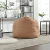 Okak Bean Bag Chair Floor Chair with Padded Foam and Upholstered Footrest, Comfy Sofa Chair for Living Room, Bedroom - 4 of 4
