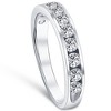 Pompeii3 1ct Diamond Wedding Ring 14K White Gold - 3 of 4