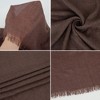 Anna-Kaci Lightweight Solid Cotton Linen Scarf Large Long Gauze Beach Wrap Shawl 78 Inches - 4 of 4