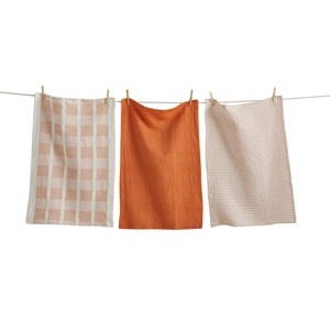 Tag Sonoma Orange Dishtowel Set - Kitchen Textiles, Everyday Use, Machine Washable, 26x18 inches, Soft and Absorbent - 1 of 1