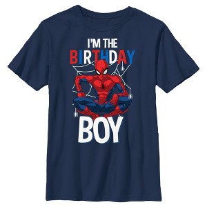 Boy's Marvel I'm Birthday Boy Spidey T-Shirt - 1 of 4