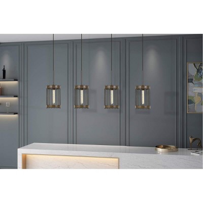 Cantania 60W Metal Pendant Fixture (Edison Bulbs not Included)