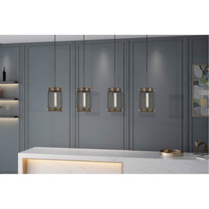 Cantania 60W Metal Pendant Fixture (Edison Bulbs not Included) - 1 of 3