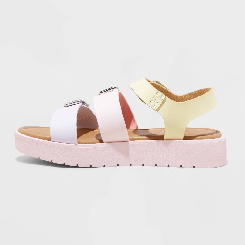 Kids' Meghan Buckle Platform Sandals - art class™ Blush, 3 of 7