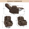 Oversized Lift Recliner Chair for Elderly with Massage and Lumbar Heating,150¡ãAdjustable Lay Flat Lift Chair Recliner Chairs for Living Room - 2 of 4