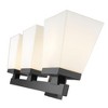 Astor 3-Bulb Glass Vanity Light Fixture - Modern Design for Bathroom, Dimmable, Damp Rated - 4 of 4