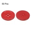 Unique Bargains Resin Craft Snap Round Flat 4-Hole Sewing Buttons 50 Pcs - 3 of 4