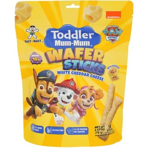 Hot Kid - Mum-mum - Wafer Sticks - White Cheddar Cheese - Case of 6 - 2.47 oz - 1 of 1