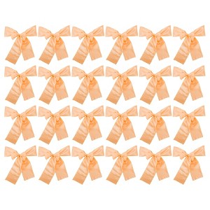 Unique Bargains Chair Sashes Self-Tie 108.27"x6.69" Champagne Pink 20 Pcs - 1 of 4