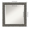 Amanti Art Filigree Beveled Framed Bathroom Vanity Wall Mirror - 3 of 4