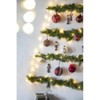 Syemin Decorative Objects Beauty Christmas Ball Ornaments Glass Decorative for Holiday Party Decorations Set of 6, Red, 3.9"*3.9"*3.9" - 4 of 4