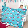 GirlZone Unicorn Fleece Blankets for Girls, Large Fluffy Blankets for Teen Girls with Cute Unicorn Designs - 4 of 4