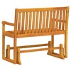 Swing Bench Brown Solid acacia wood 43.3 in Swing Bench - 4 of 4