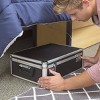 Vaultz Locking Storage Chest - Black: Secure Office Supplies Organizer, PVC & MDF, 18x13x6, Desk Document Holder - 4 of 4