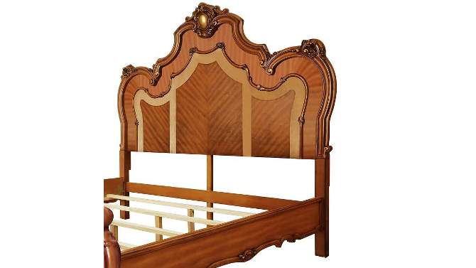 Picardy 93&#34; King Bed Honey Oak - Acme Furniture, 2 of 7, play video