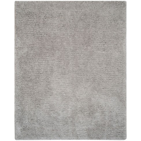 Supreme Shag Sgs621 Hand Tufted Area Rug - Silver - 8'x10' - Safavieh ...