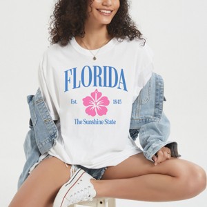 Simply Sage Market Florida The Sunshine State Garment Dyed Tee - 1 of 4