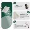 Cobbe Brushed Nickel 8-Inch Square Shower Head and Tub Spout Shower Set Wall Mounted Rain Shower Faucet Kit with Valve - 3 of 4