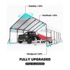 20'x25' Extra Tall Metal Carport - 18,000LB Snow Load, Hurricane-Resistant, Permanent Shelter for Trucks, Tractors & Bass Boats - 4 of 4