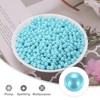 Unique Bargains No Hole ABS Round Faux Pearl for Vase Fillers DIY Home Decoration 1000 Pcs - 3 of 4