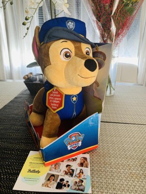 PAW Patrol, Talking Chase 12-inch-Tall Interactive Plush Toy, for Ages 3  and up