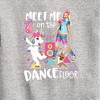 JoJo Siwa Meet Me On The Dance Floor Graphic Long Sleeve Fleece Sweatshirt - Athletic Heather - 4T - 2 of 3