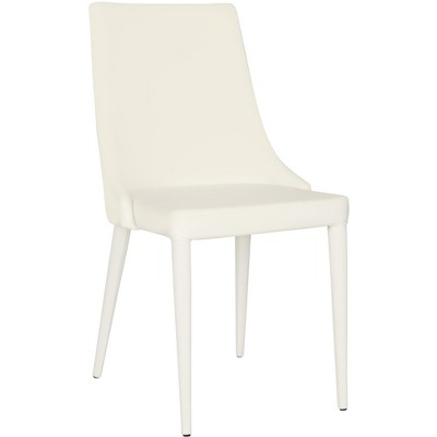 Summerset White Leather Upholstered Dining Side Chair Set