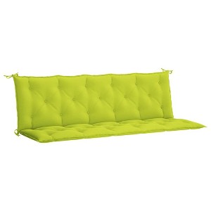 vidaXL Bench Cushion Water Repellent Outdoor Seat Cushion Pad Oxford Fabric - Bright Green 70.9" - 1 of 4