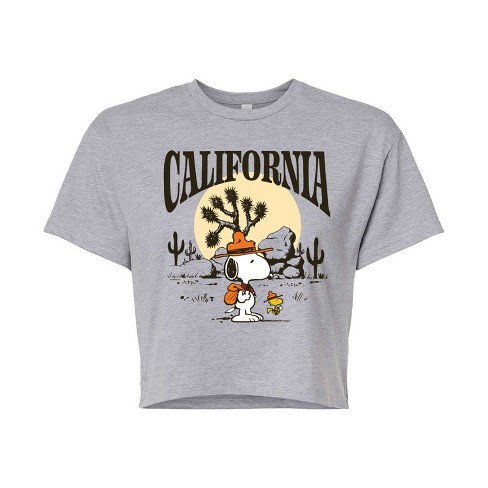 Women's - Peanuts -  Cropped Graphic T-Shirt - image 1 of 4