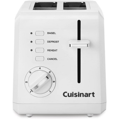 Cuisinart CPT-122FR Two Slice Compact Toaster White - Certified Refurbished