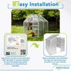 Machrus Ogrow 4 x 6 FT Walk-In Greenhouse with Sliding Door and Adjustable Roof Vent - 4 of 4