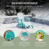 WestinTrends All-Weather Outdoor Patio Poly Adirondack Ottoman Footrest - 3 of 4