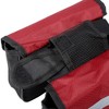 Unique Bargains Bike Saddlebag Bicycle Frame Bag Tool Pouch Pack Storage Bag Black Red 1 Pc - 4 of 4